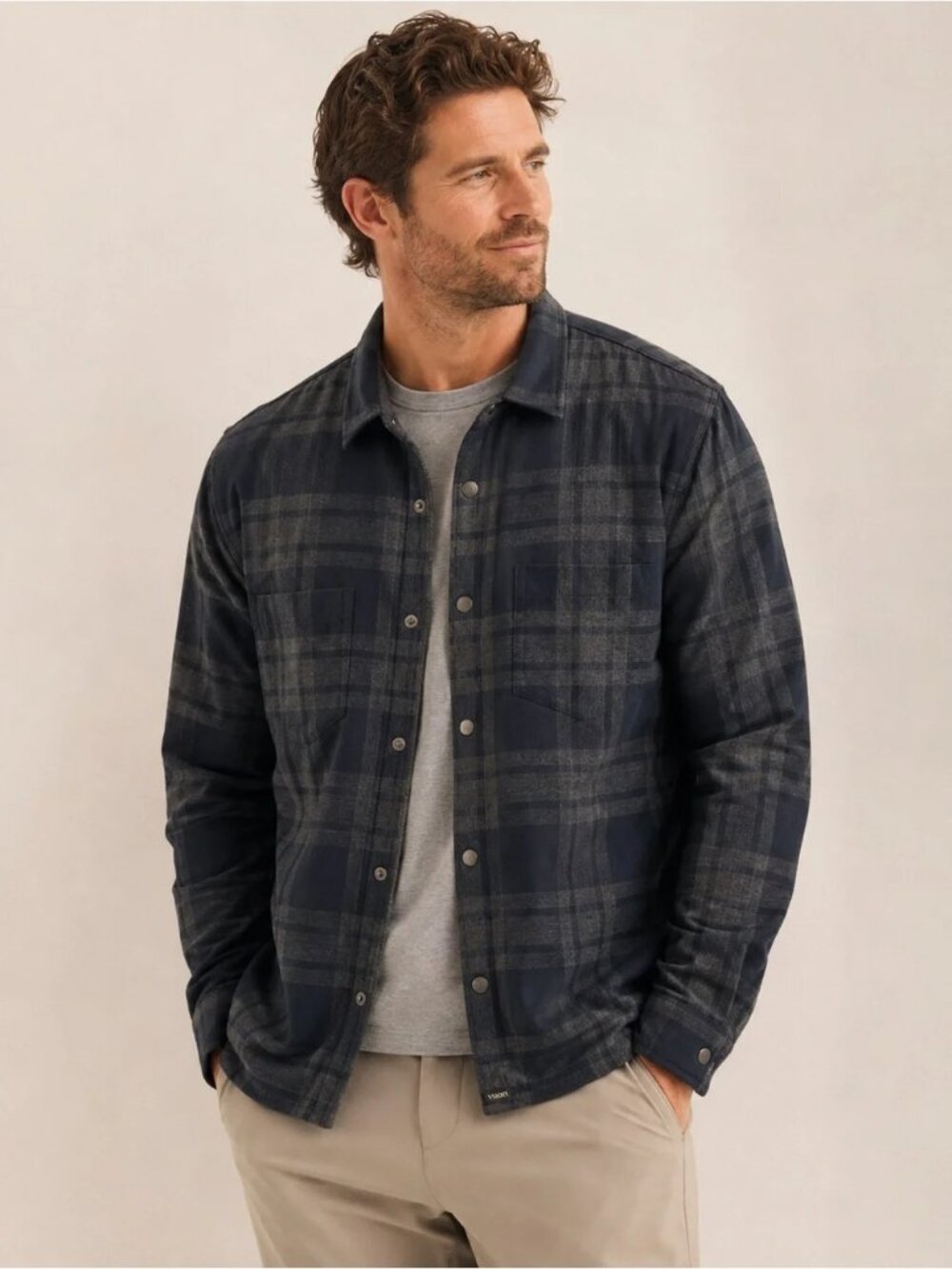 Vuori Mens Range Shirt Jacket - Large